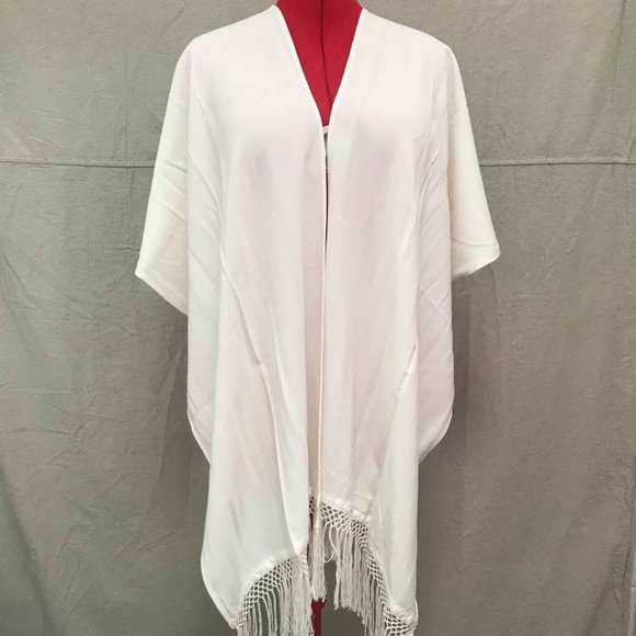 Tienda Ho Accessories - Tienda Ho Moroccan Scarf Wrap Boho Long Cream EUC